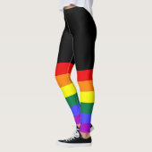 パーソナライズド レインボー LGBTプライド レギンス (左)