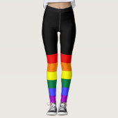 パーソナライズド レインボー LGBTプライド レギンス (正面)