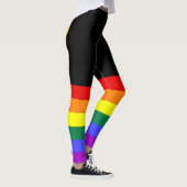 パーソナライズド レインボー LGBTプライド レギンス (右)
