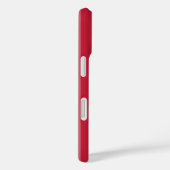 パーソナライズド レッド ワインレッド ストライプ Case-Mate iPhoneケース (裏面 / 右)