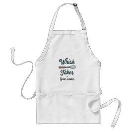 パーソナライズド・レトロ調フック付エプロン "Whisk Taker" スタンダードエプロン