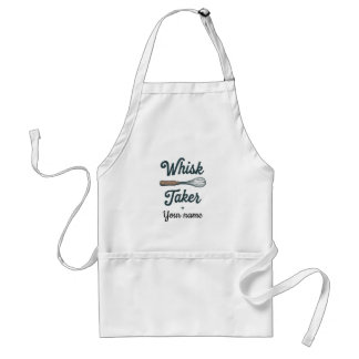 パーソナライズド・レトロ調フック付エプロン "Whisk Taker" スタンダードエプロン