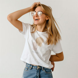 パーソナライズド ワンライン ラブ ボホ アラビア語 Tシャツ