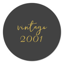 パーソナライズド ヴィンテージ 2001 Tシャツ