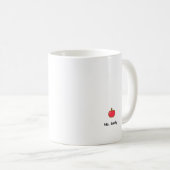パーソナライズド 先生グッズ コーヒーマグカップ (正面右)