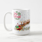 パーソナライズド 喜びのクリスマス コーヒーマグカップ (左)