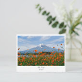 パーソナライズド 富士山 日本 ポストカード (スタンド正面)