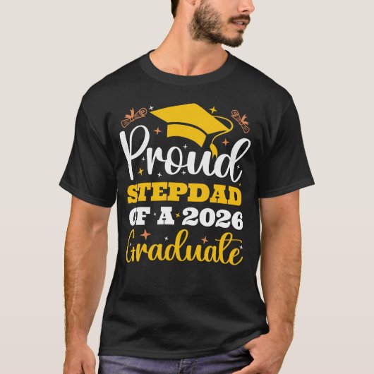 パーソナライズド 2026年卒 ステップダッド クール Tシャツ (正面)