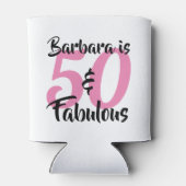 パーソナライズド 50歳の誕生日お祝い缶クーラー 缶クーラー (裏面)