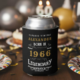 パーソナライズド 60歳の誕生日 1966 ビンテージ レジェンダリー 缶クーラー