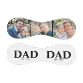 パーソナライズド Dad Est Year 3 フォト ファーザーズデイ 野球ボール (パネル)
