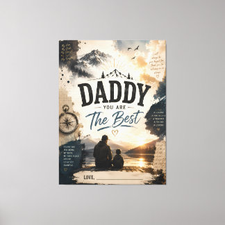 パーソナライズド Daddy You Are The Best ウォールアート