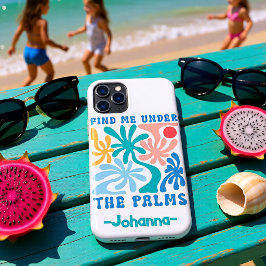 パーソナライズド Find Me Under The Palms トロピカル iPhone 11 Proケース