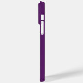 パーソナライズド KEEP CALM あなたのテキスト on パープル デコレーション Case-Mate iPhoneケース (裏面 / 左)