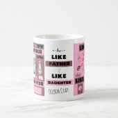 パーソナライズド "Like Father Like Daughter, Oh Crap" コーヒーマグカップ (中央)