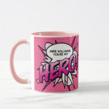 パーソナライズド You're my HERO コミック ポップアート