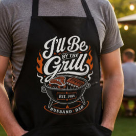 パーソナライズドBBQグリルマスターエプロンギフト(父の日) エプロン