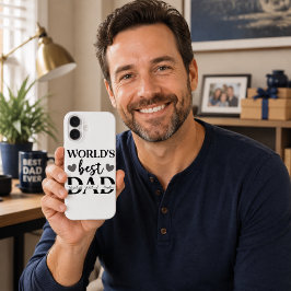 パーソナライズドWorld’s Best Dad iPhone 16ケース