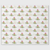 パーソナライズハッピーイースター ラッピングペーパー (フラット)