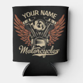 パーソナライズバイクもしくは自転車に乗る人モーターサイクルモーターウィングガレージ 缶クーラー (正面)