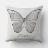 パーソナライズバタフライピロー クッション (正面)