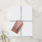 パーソナライズバラ金ゴールドパールダイヤモンドきらきら光るズ結婚 ギフトタグ (より糸付き)