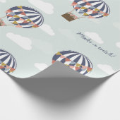パーソナライズバルーンバースデーパーティラッピングパー ラッピングペーパー (角)