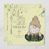 パーソナライズパパ格言 |グリーンヴィンテージパパギフト (正面/裏面)