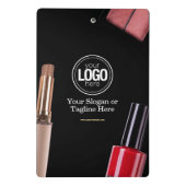 パーソナライズビジネス | 現代のメイクアップ会社 ミニクリップボード (裏面)