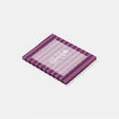 パーソナライズピンクの平静そしてあなたの文字を保って下さい ポストイット (アングル)