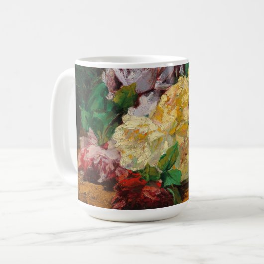 パーソナライズフランスのヴィンテージジョルジュジャンニンバラ コーヒーマグカップ (正面左)