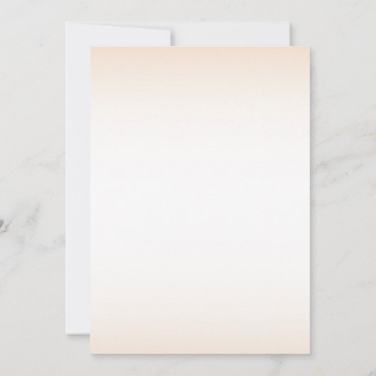 パーソナライズフローラ結婚式招待状 招待状 (裏面)