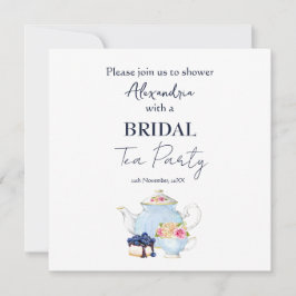 パーソナライズブライダルシャワーティーパーティー セーブザデート