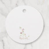 パーソナライズブライダルシャワードレスサンキュー フェイバータグ (裏面)