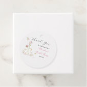 パーソナライズブライダルシャワードレスサンキュー フェイバータグ (インサイチュ)