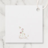 パーソナライズブライダルシャワードレスサンキュー フェイバータグ (裏面)