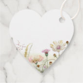 パーソナライズブライダルシャワー野生の花ありがとう フェイバータグ (裏面)