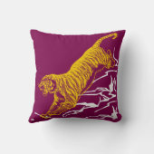 パーソナライズプリントサファリワイルドライフキャットデザイン クッション (裏面)