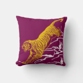 パーソナライズプリントサファリワイルドライフキャットデザイン クッション (正面)