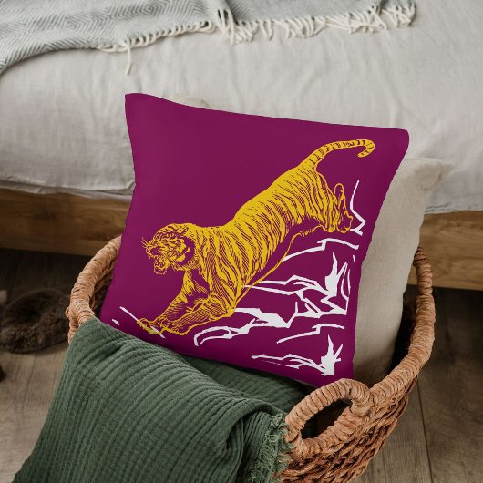 パーソナライズプリントサファリワイルドライフキャットデザイン クッション