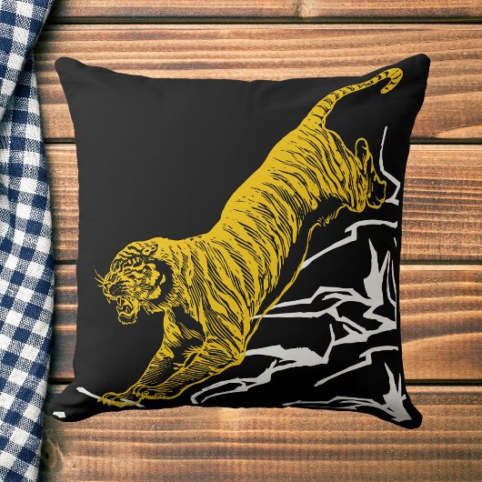 パーソナライズプリントサファリワイルドライフキャットデザイン クッション