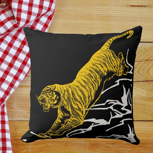 パーソナライズプリントサファリワイルドライフキャットデザイン クッション