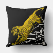 パーソナライズプリントサファリワイルドライフキャットデザイン クッション (裏面)