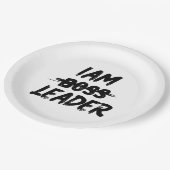 パーソナライズプレートのIAMリーダーが不正 ペーパープレート (アングル)