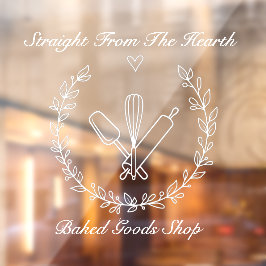 パーソナライズベーカリー焼きベーキンググッズ事業 ウィンドウサイン