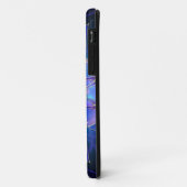 パーソナライズペンタグラム名の追加パープルブルー Case-Mate iPhoneケース (裏面/左)