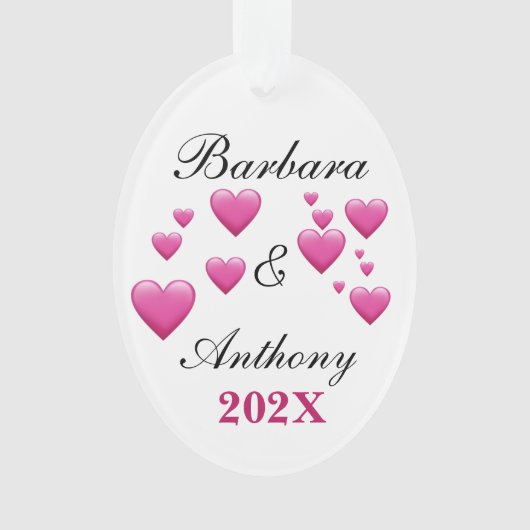 パーソナライズホリデーアクリルオーナメント オーナメント (正面)