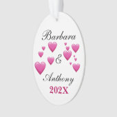 パーソナライズホリデーアクリルオーナメント オーナメント (正面)