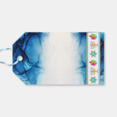 パーソナライズホリデーハッピーハヌッカギフトラベル ギフトタグ (裏面横)