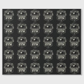 パーソナライズホームジムケトルベルフィットネストレーナー ラッピングペーパー (フラット)